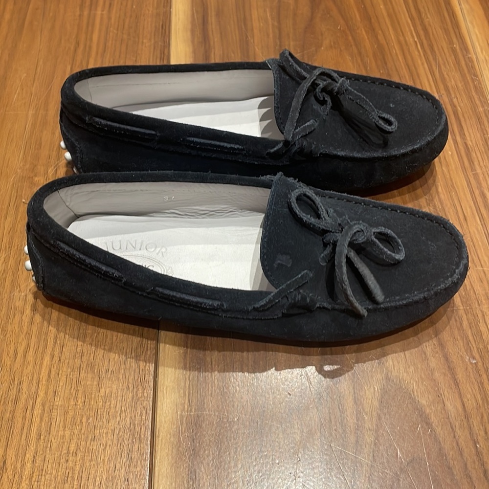 Tod’s junior kids loafers navy/black size 34